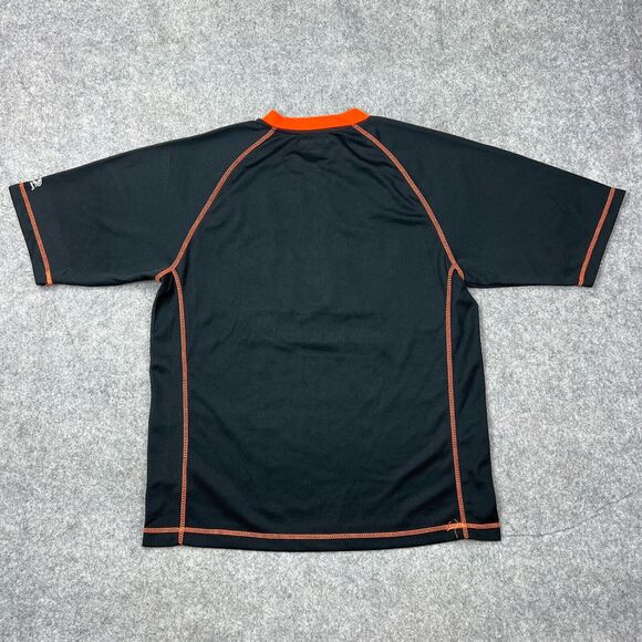 Baltimore Orioles Jersey Mens Medium Black Mesh Embroidered MLB Baseball Tee Y2K - Picture 7 of 12